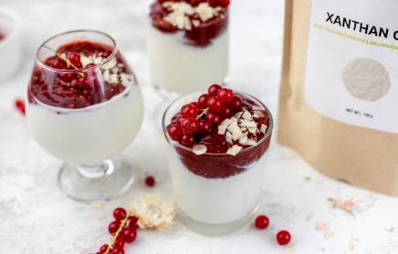 Фитнес рецепт: Panna Cotta са ситним сиром и шумским воћем