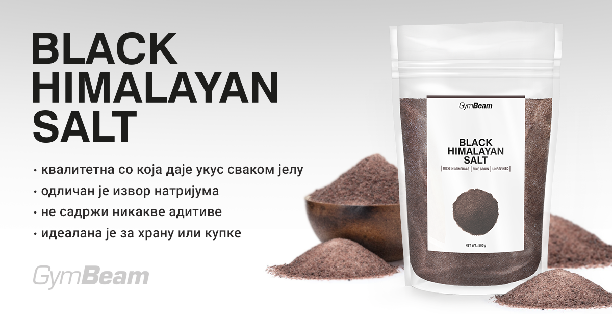 Crna Himalajska So 500 g - Sitna - GymBeam