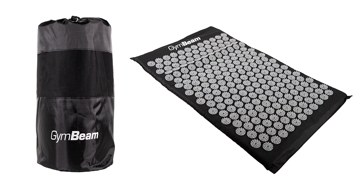 Podloga za vežbanje Acupressure Mat Black - GymBeam